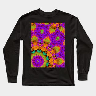 Shamanic psychedelic kaleidoscope Long Sleeve T-Shirt